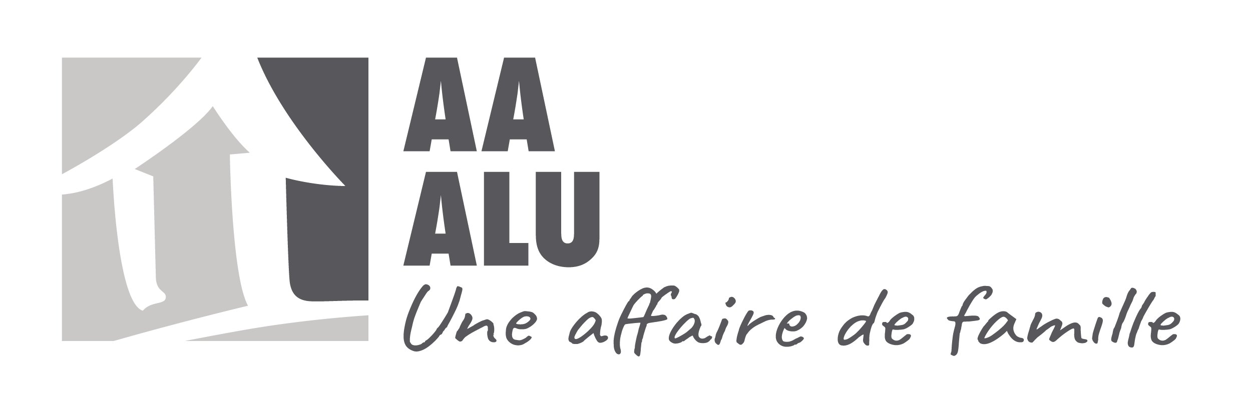 Logo AA Alu, entreprise de menuiserie