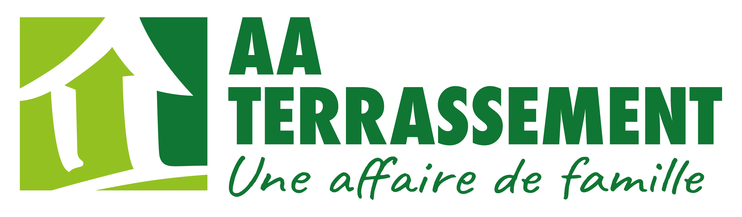 Logo AA Terrassement, entreprise de terrassement, VRD et aménagements